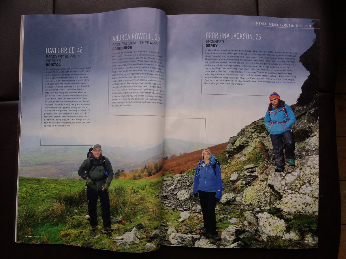 BIOScotland's tweet photo. So back in Nov I took a trip to the Lake District to take part in @TrailMagazine magazine's Mountains in the Mind Campaign. I'm pleased to be an ambassador for the campaign and chuffed to be in print! 😀⛺⛰🗻🏕 https://t.co/n9pXk4CvCy