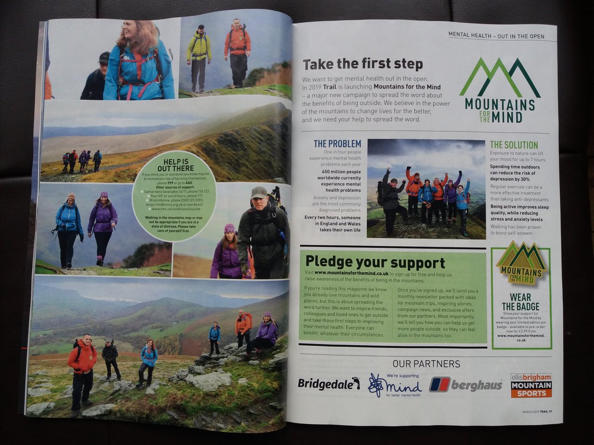 BIOScotland's tweet photo. So back in Nov I took a trip to the Lake District to take part in @TrailMagazine magazine's Mountains in the Mind Campaign. I'm pleased to be an ambassador for the campaign and chuffed to be in print! 😀⛺⛰🗻🏕 https://t.co/n9pXk4CvCy