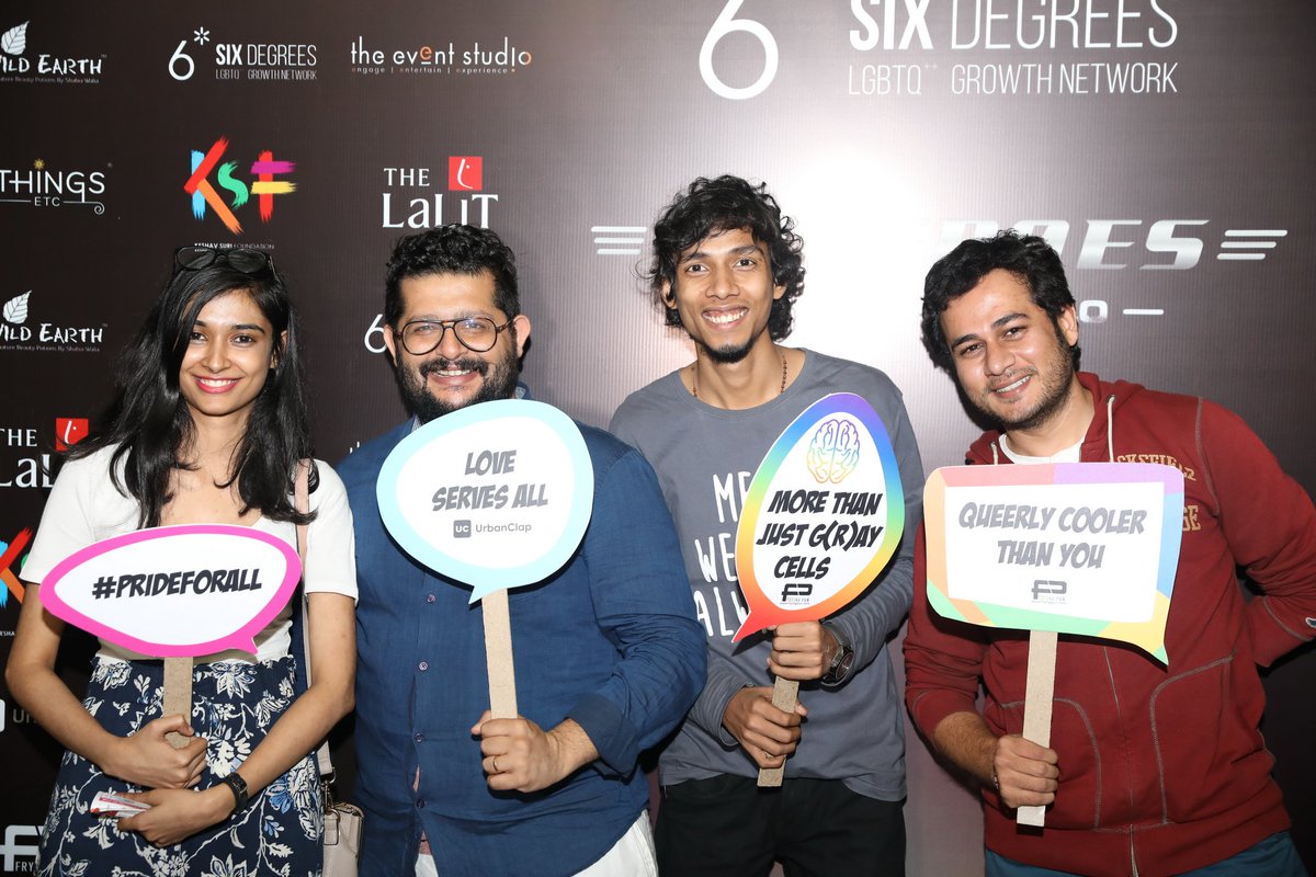 6degreesG's tweet photo. Here it is. The Epic Images from an Epic night ;part of Mumbai Pride celebrations
Queeroes being felicitated just the way they supported us through it all
#itgetsbetterindia #ksf #keshavsurifoundation #urbanclap #eventstudio #wildearth #lqbtq #fryingpun #beyond377 #equalrights https://t.co/8NZGxFQwEL