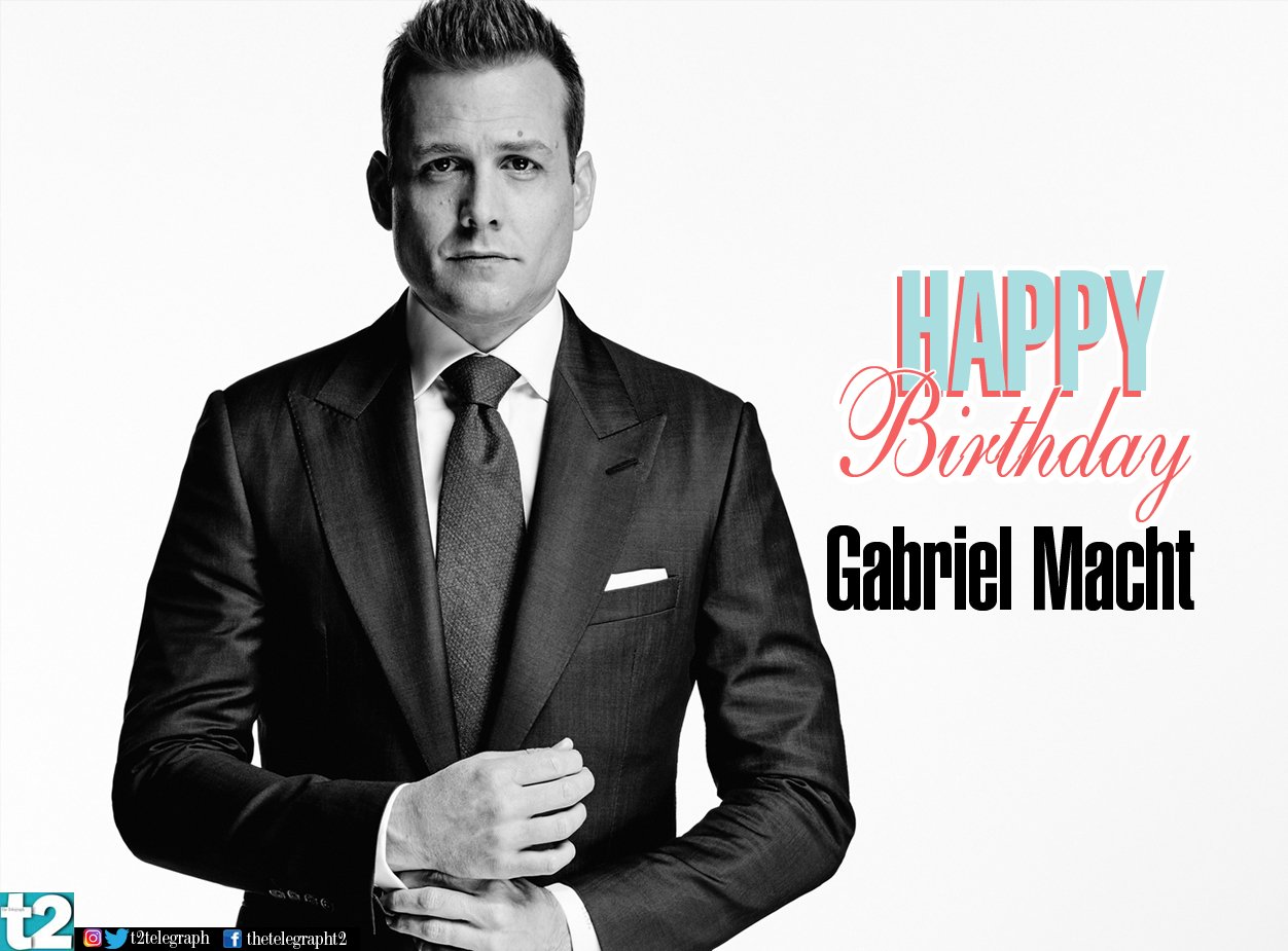 We love Harvey Specter! t2 wishes a very happy birthday to Suits hottie Gabriel Macht. 