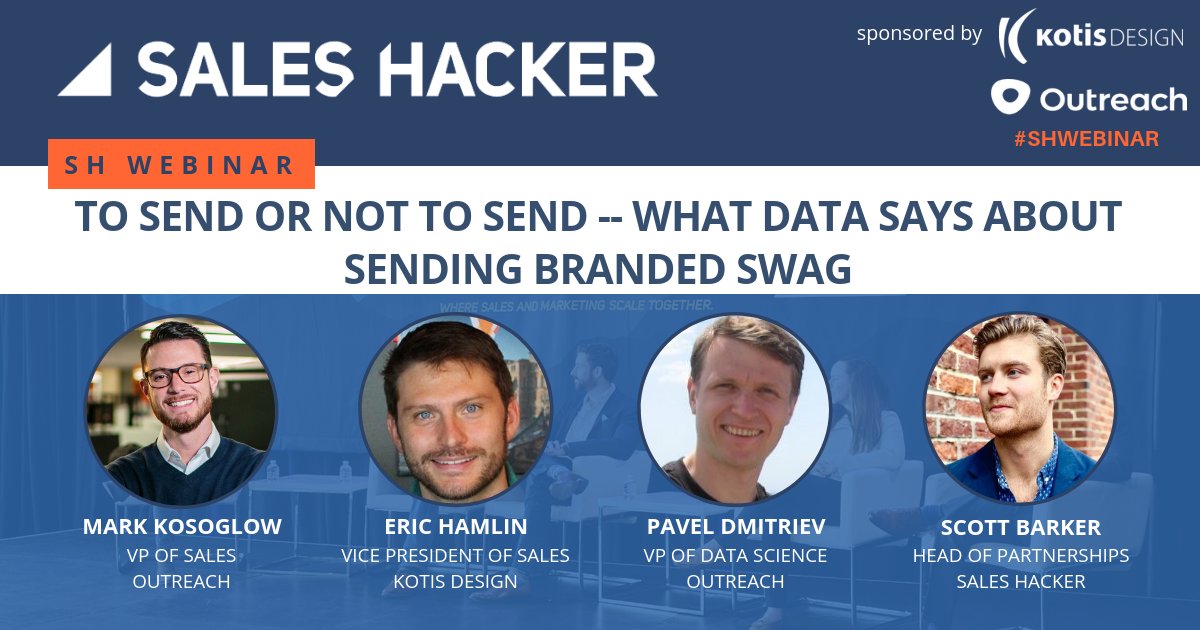 kotisdesign's tweet photo. Register for our free #shwebinar & learn about what data says about sending branded swag. Limited slots available. #kotisdesign #brandedswag #outreach #saleshacker #data #sales #marketing
https://t.co/6VWP3kx5ZA https://t.co/6K8OCxB6RF