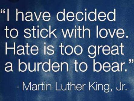 cooper1RAC's tweet photo. #MLKDay #1Corinthians13:6 #lovetriumpsoverhate https://t.co/SGxxIXJyhK