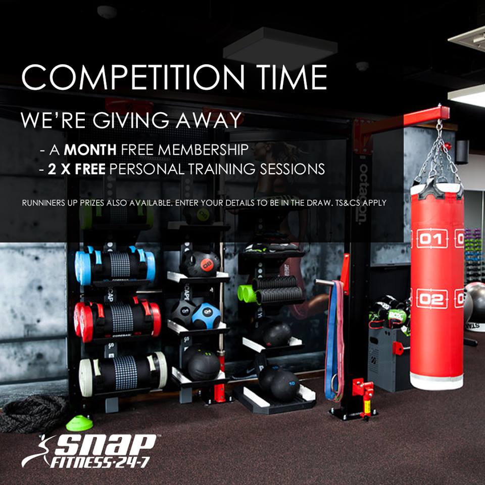 Snap Fitness Sale On Twitter There S Still Time To Enter Our Competition One Lucky Person Is Going To Win A Month S Free Snap Fitness Membership And Two Personal Training Sessions