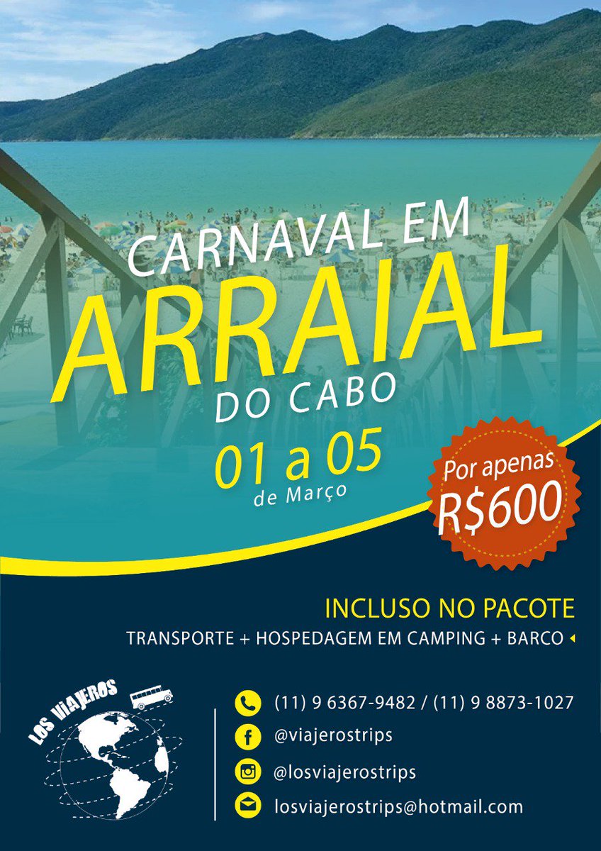 vinirossi9's tweet photo. #DEVTRAVEL Não sabe o que fazer no Carnaval ainda? Cansado do JavaScript? Venha dar uma relaxada no caribe brasileiro em Arraial do Cabo - RJ
Mais informações só mandar mensagem DM e acompanhe nossos próximos roteiros no Grupo do Whatsapp https://t.co/bKrvqnussJ https://t.co/6cDewNg0sg