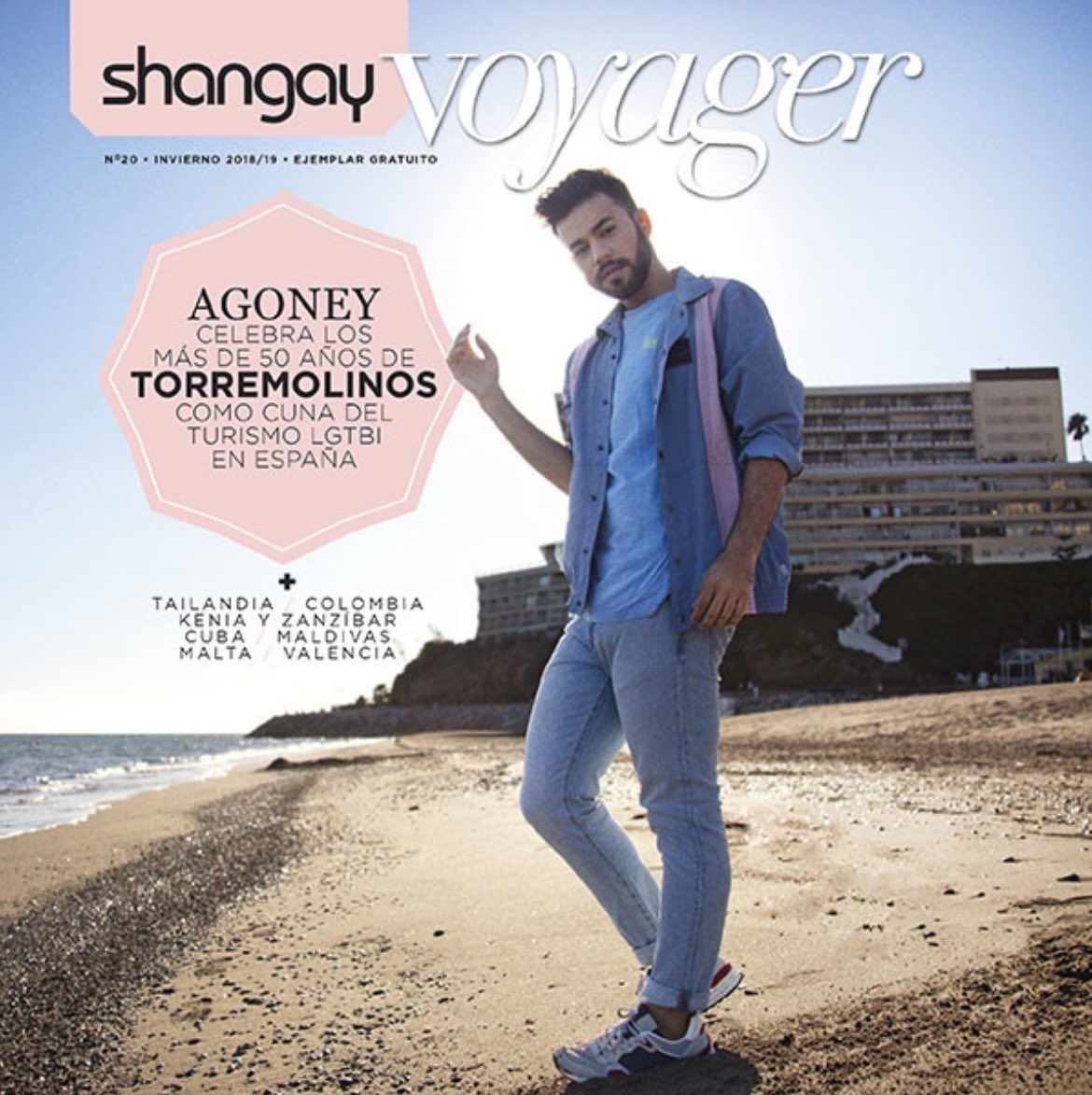 AgoneyDaily's tweet photo. Ya tenéis disponible la revista “Shangay Voyager” en la que podéis leer la entrevista que le hicieron a Agoney en Torremolinos.

https://t.co/Hhe3Qd2ZKG https://t.co/XWg5sKhvnF