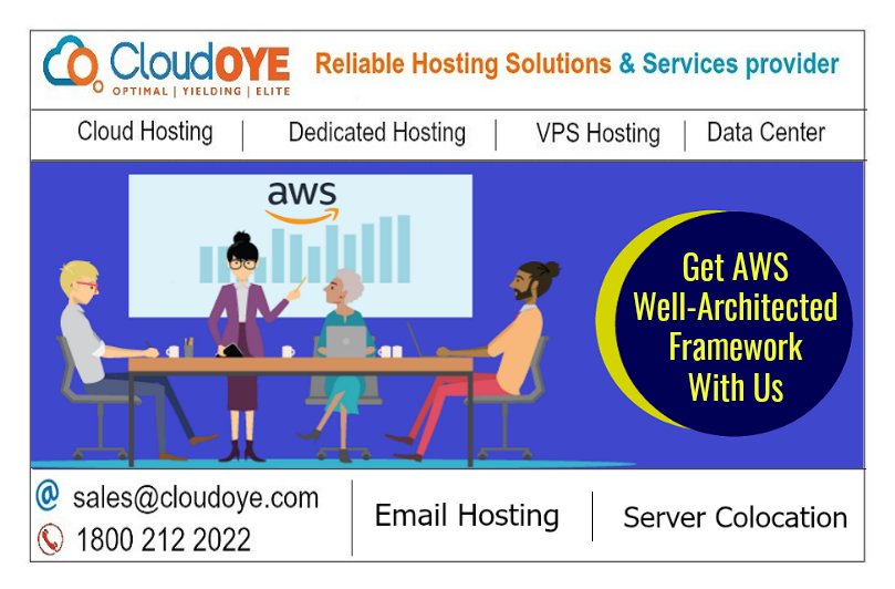 CloudOYE's tweet photo. Get #AWS well-architected framework with #CloudOYE for your #business in #India at very comptitive price.
For More Info: https://t.co/78G8a1soXg  
#DataCenter #Meghdoot 
For Live Chat: https://t.co/9h0pTgvked https://t.co/H5Z1T9cQnX