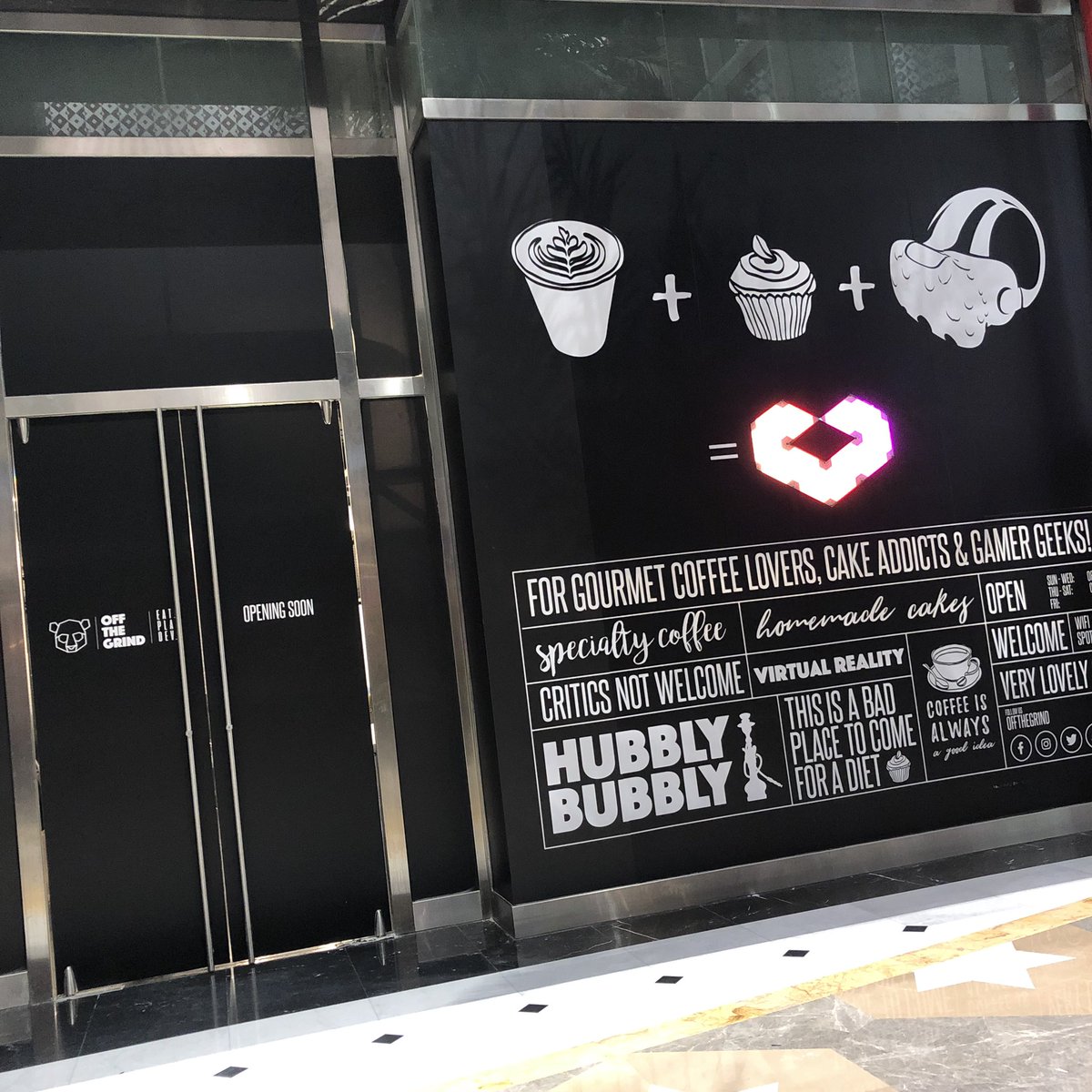 OffTheGr1nd's tweet photo. For gourmet coffee lovers, cake addicts and gamer geeks! Opening soon...
.
.
#vr #virtualreality #jeddah #ksa #saudiarabia #gamer #gaming #arcade #fun #entertainment
#الواقع_الافتراضي #جدة #المملكة_العربية_السعودية #ملتقى_الواقع_الإفتراضي https://t.co/Bxd8WKMTuv