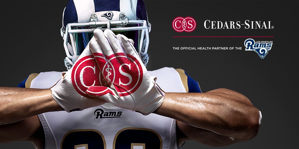 CedarsSinai's tweet photo. Huge congratulations to our friends the @RamsNFL on making it to the #SuperBowl! We'll be cheering you on from #LA! π #RamsHouse #CedarsMobSquad https://t.co/yGaM4b7cZx