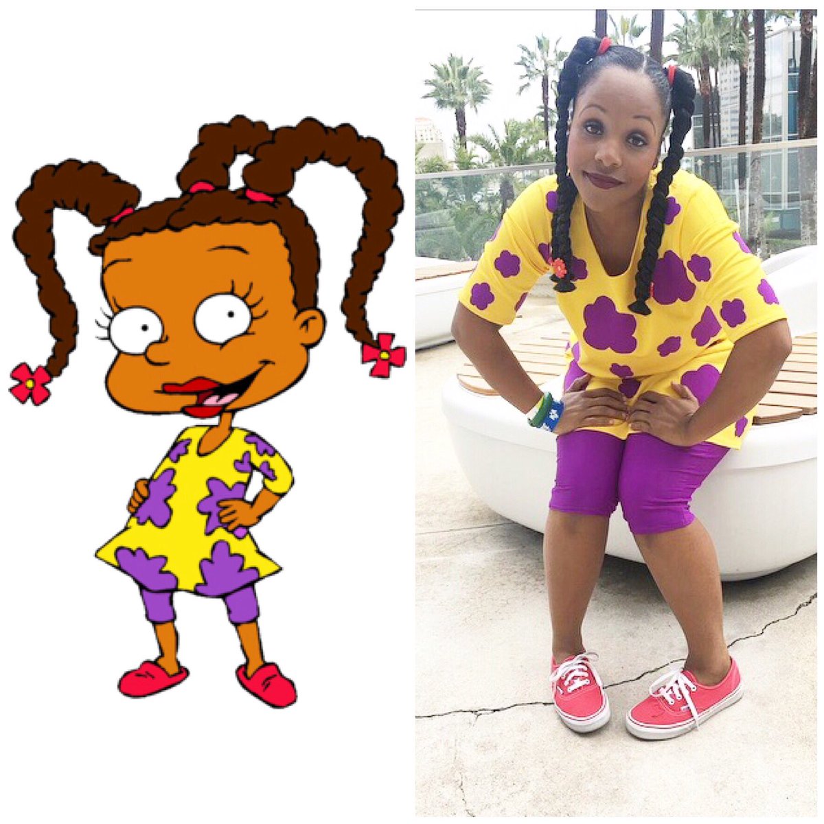 Here is a side by side of my Susie Carmichael cosplay! repeat22. 