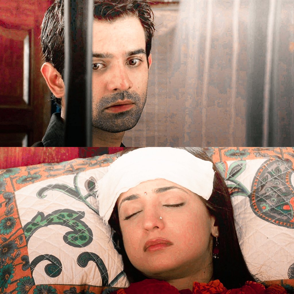 A: 'Maine aap ko bataya tha na ke humari war ego aur ghussay ki thi lekin us ek dhakkay ne meri ego ko torr kar rakh dia. Us ke haath ko lagi chot dekh kar apne aansu rok pana mushkil tha aur aaj bhi mushkil hai'.  #IPKKNDrewind  #MyColouring  #Arshi