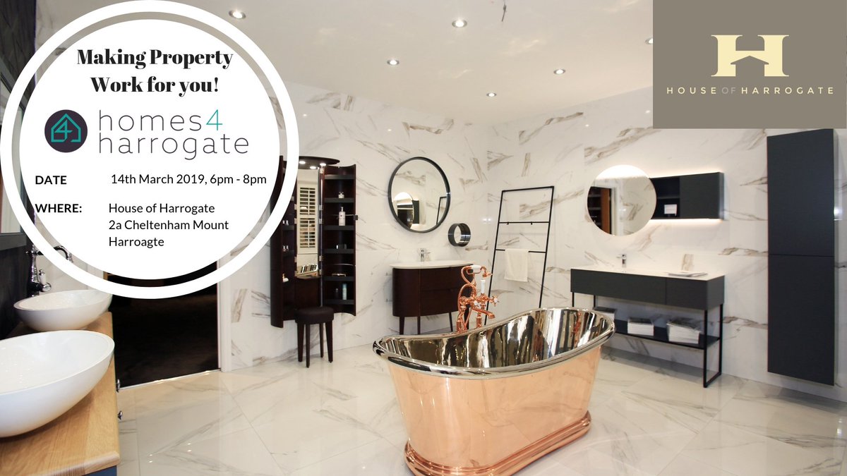 Our first property event of 2019 at House of Harrogate with <a href="/MortgageAN/">MortgageAdvisoryNet</a>  and <a href="/HowardMatthewsP/">Howard Matthews</a> is now live on eventbrite. Register at eventbrite.co.uk/e/making-prope…
#networking #property #harrogate #Advice #propertyinvestment #buytolet