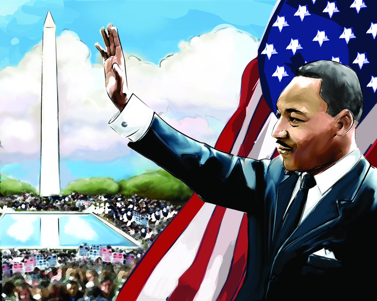 TAM_Atlanta's tweet photo. Today we celebrate the work and sacrifices that Dr. Martin Luther King Jr. made to reach his dream of equality! #MLKDay https://t.co/ICZ9HygstT