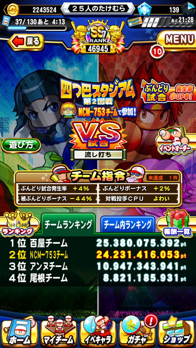パワプロ イベ キャラ ランキング