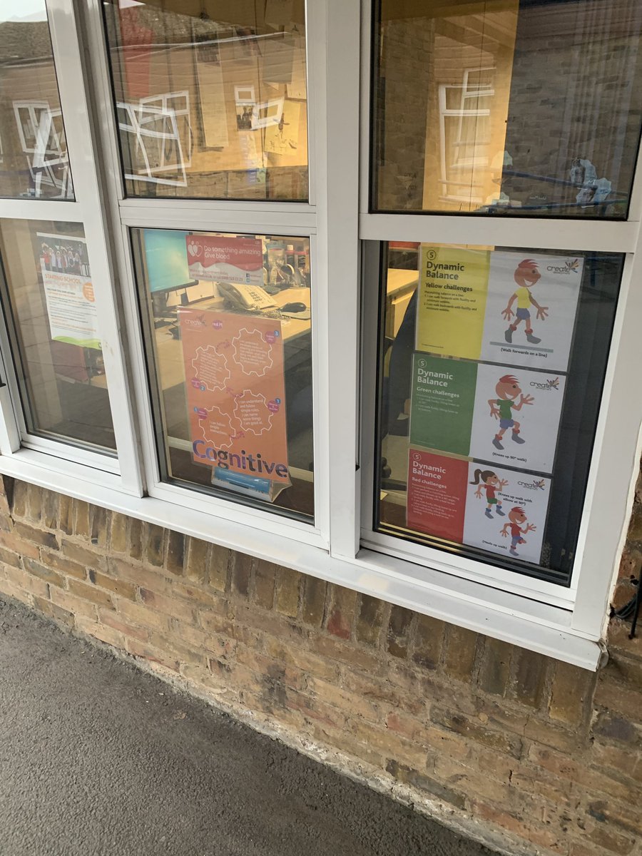 advocacy_pe_'s tweet photo. All there for parents to see during drop off and pick up @SSPSouthBucks @Create_Dev #realLegacy #IverHeathSchool learning focuses for the term #physical #Multiability #intheschooloffice https://t.co/1pWrx0rwpf