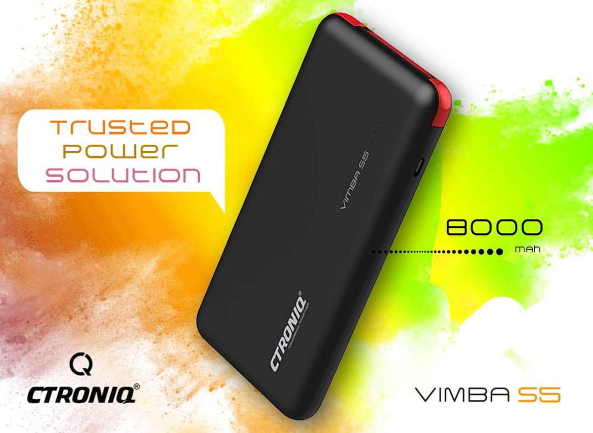 ctroniqofficial's tweet image. CTRONIQ | Smart Power Solutions
.
Vimba S5 - 8000mAh | Compact & Lightweight | Smart Power Solution | USM | microUSB charging port
.
Available in Carrefour outlets across Saudi Arabia
.
#CtroniqTomorrowTogether #SmartPowerSolutions #VimbaSeries #PowerOnTheGo