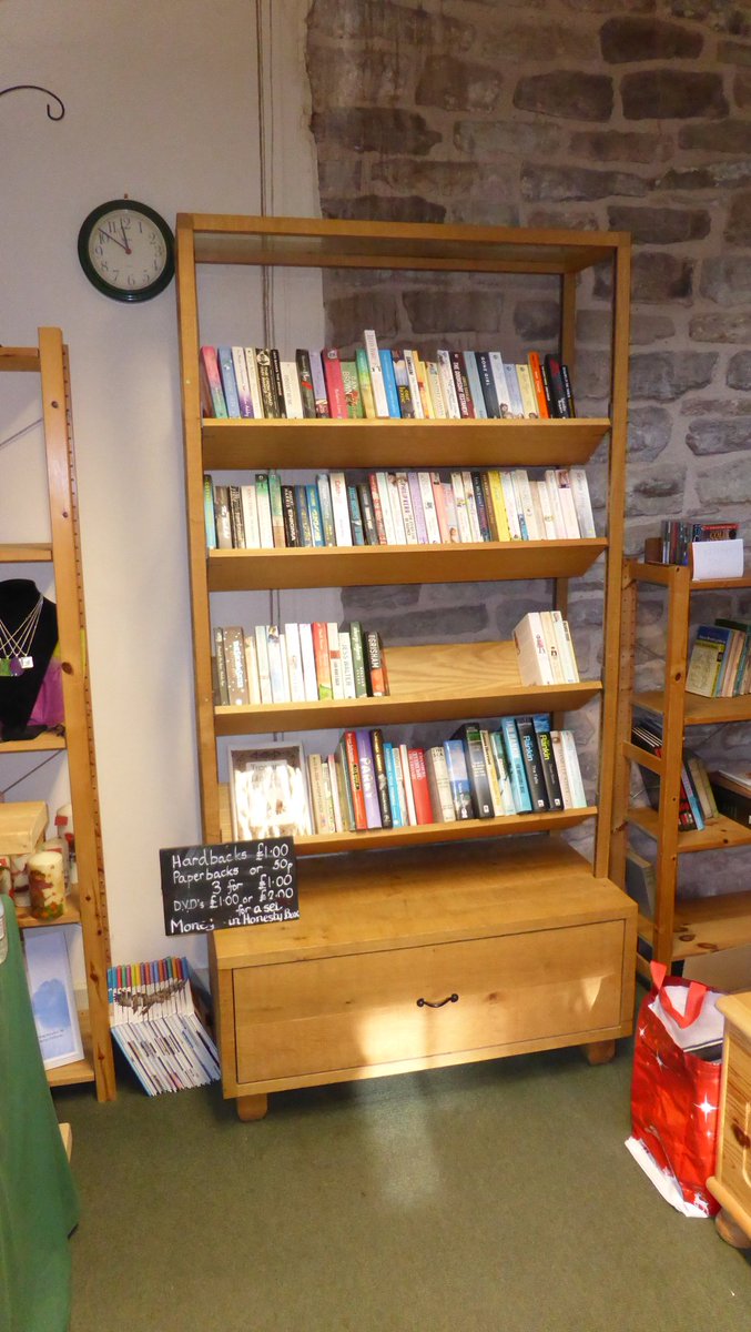 We are in the process of moving our second hand bookstore into the area that used to be the shop and hope to have it open in early March. We need more books, so If you have any you would like to donate, please drop them off at the kiosk next time you visit. Thank you.