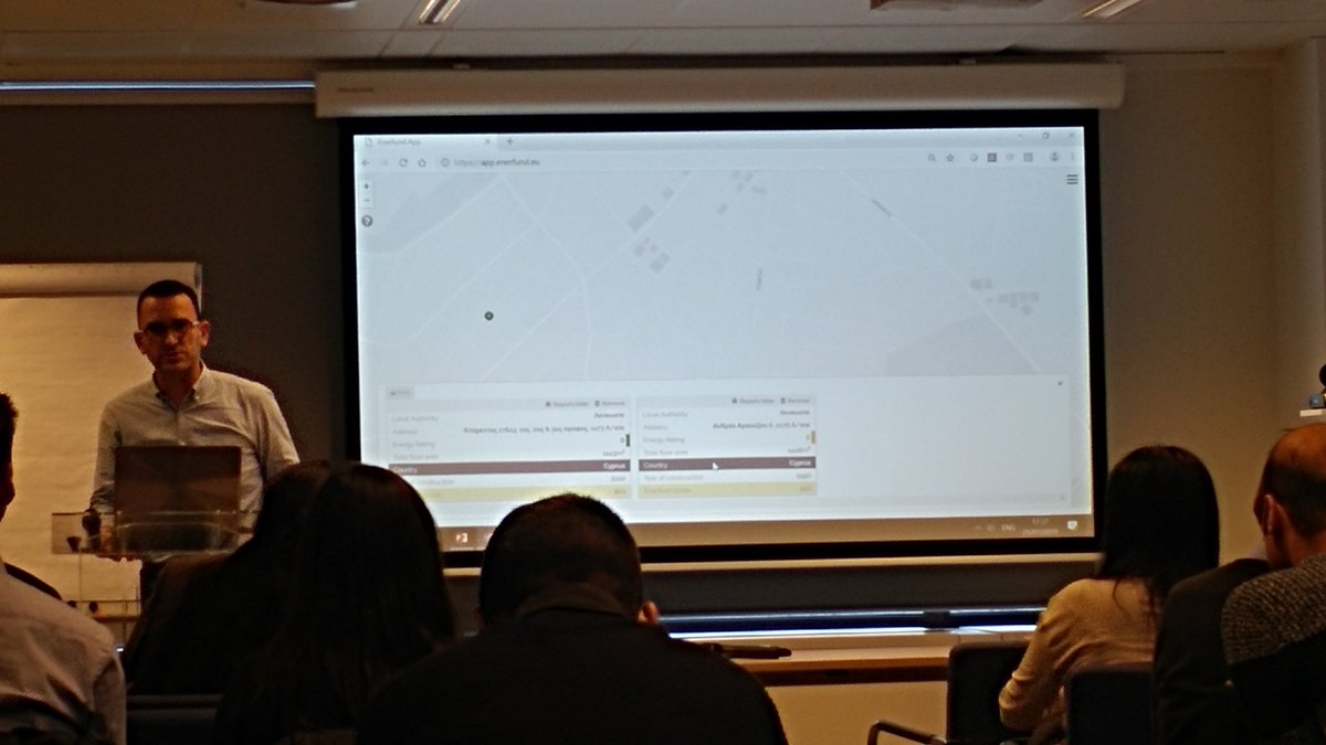 ENERGIES2050's tweet photo. Demonstration of @enerfund tool in the project's final conference in Brussels #enerfund @EU_H2020 #deeprenovation #climatepolicy #energytransition #climateenergypackage https://t.co/LapCsJ1f1J