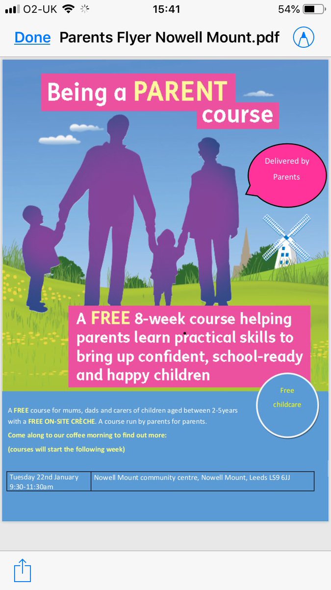 eastearlyhelp's tweet photo. Please share this post - free parenting course run by parents!! Free crèche for your little ones - come along and find out more tomorrow - Nowell Mount Community Centre, Nowell Mount, LS9 6JJ https://t.co/Vc8t9by95t