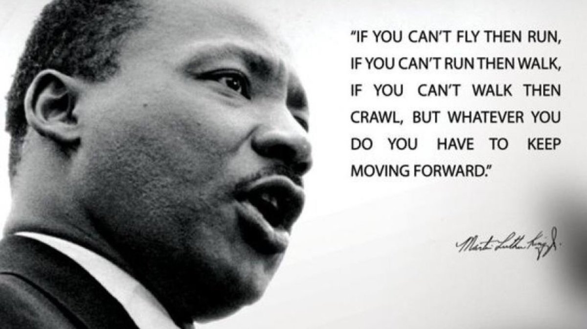 Remember to keep moving forward! #MLK2019 
Celebrate &amp; Remember #MLKJr
