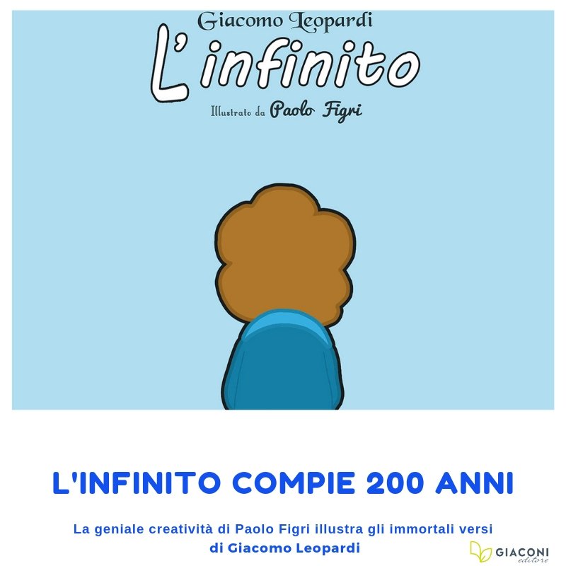 #linfinito di #giacomoleopardi compie 200 anni. #PaoloFigri ha interpretato gli immortali versi in un #libro illustrato. #poesia #leggere #albiillustrati #giaconieditore #casaleopardi