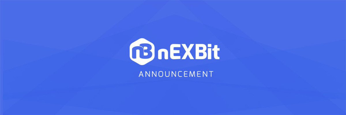 👉🏻A T T E N T I O N👈🏻
For database maintenance, withdrawal from nexbit.exchange will be suspended for upcoming 48hours but Trading and deposits will remain functional.
We appreciate your patience &amp; support 🙏

#nDEXNetwork #nDEXMarket #nEXBit #nEXBitPro #ROBODAX #NDX #NDT