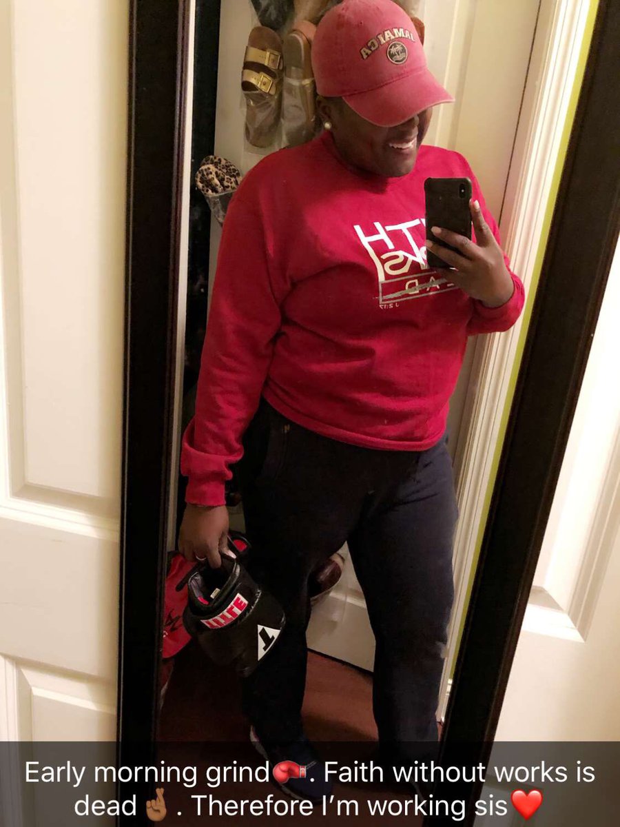 AsiaNOT_Asha's tweet photo. I’m working on building a NEW me🗣🥊❤️🤞🏾🤸🏾‍♀️✨ https://t.co/XjX7RLHLeW