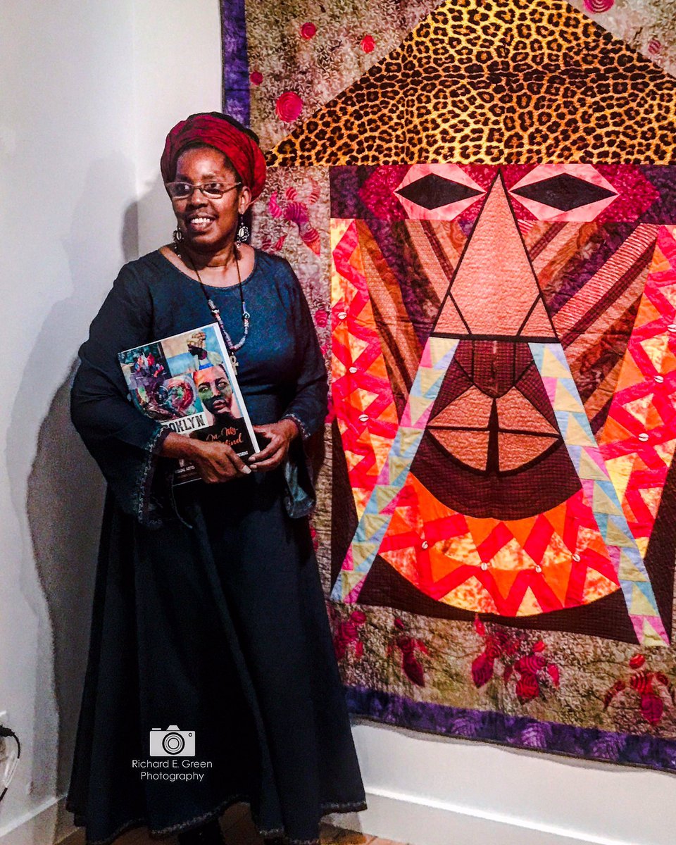 Celebrating Dr. Myrah Brown Green at the opening reception at the Hudson Guild. Featuring artists from the eastern seaboard #shotoftheday #art #quilts