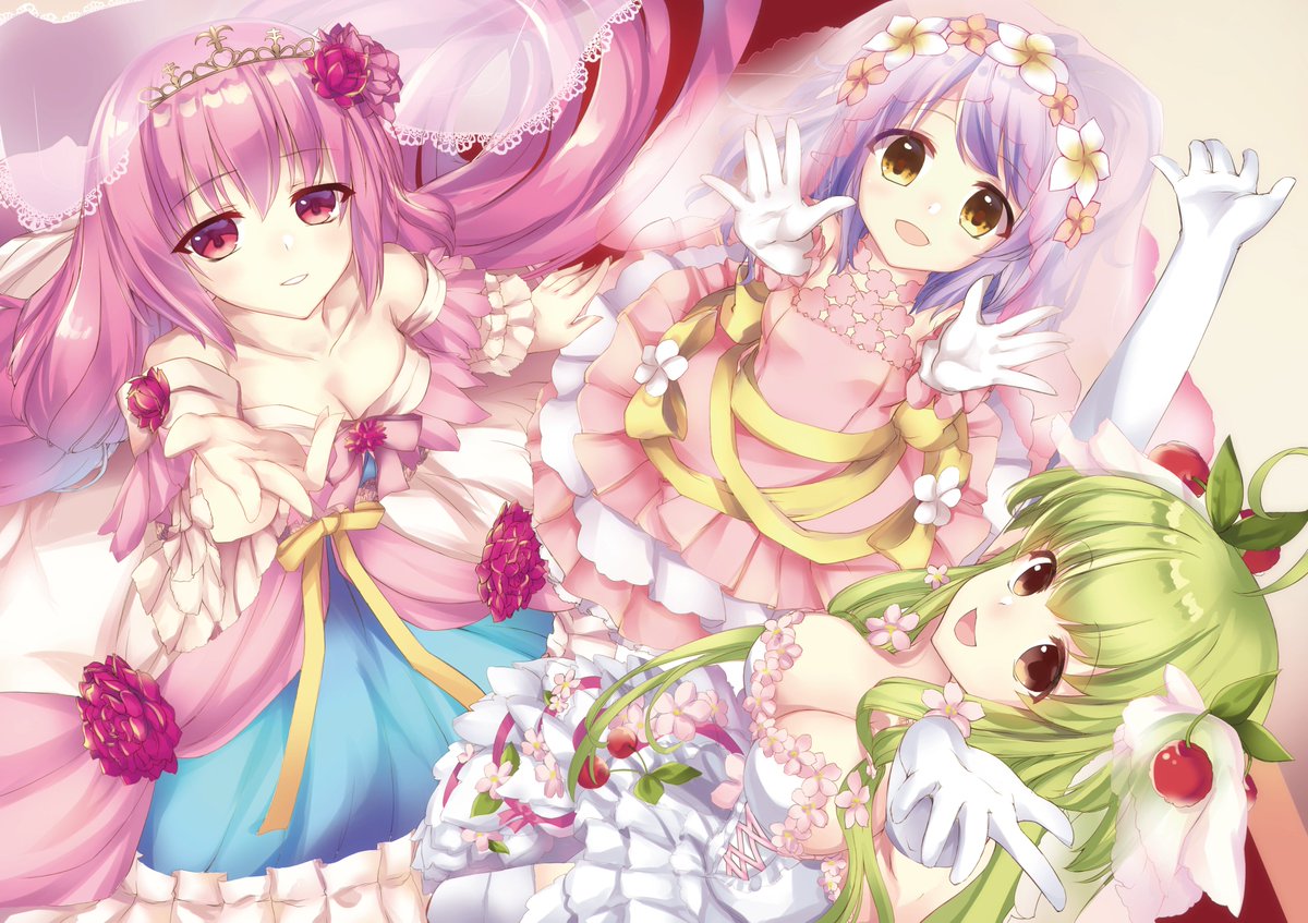 Eltha じゃぶマイ10 騎1 على تويتر ハス様 プルメリアママ サクランボちゃん花嫁衣裳バージョン ヾ ﾉ すみれいゆんちゃん Smilei0505 が心血注いで塗ってくださいました N W N 春庭絵巻２に見開きで収録しておりますので そちらも是非見てやって