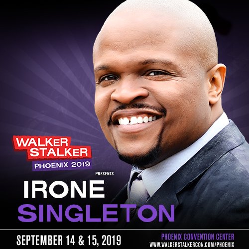 WalkrStalkrCon's tweet photo. GUEST ANNOUNCEMENT โ IronE Singleton (T-Dog, #TheWalkingDead) joins us for #WSCCleveland, #FFNashville, #WSCPhoenix & #WSCAtlanta! https://t.co/hRxQ0iZ3h1