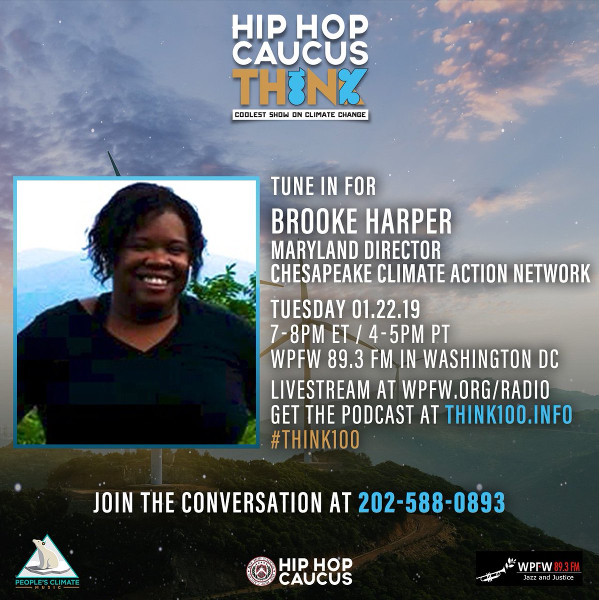 Think100Climate's tweet image. THIS WEEK ON #THINK100 SHOW: @CCAN joining us latest successes &amp;amp; how others can use their blueprint to combat climate change. Plus we have a special segment about the #IndigenousPeoplesMarch &amp;amp; what played out on the steps of the Lincoln Memorial last Friday. Live Tues 7pm ET!