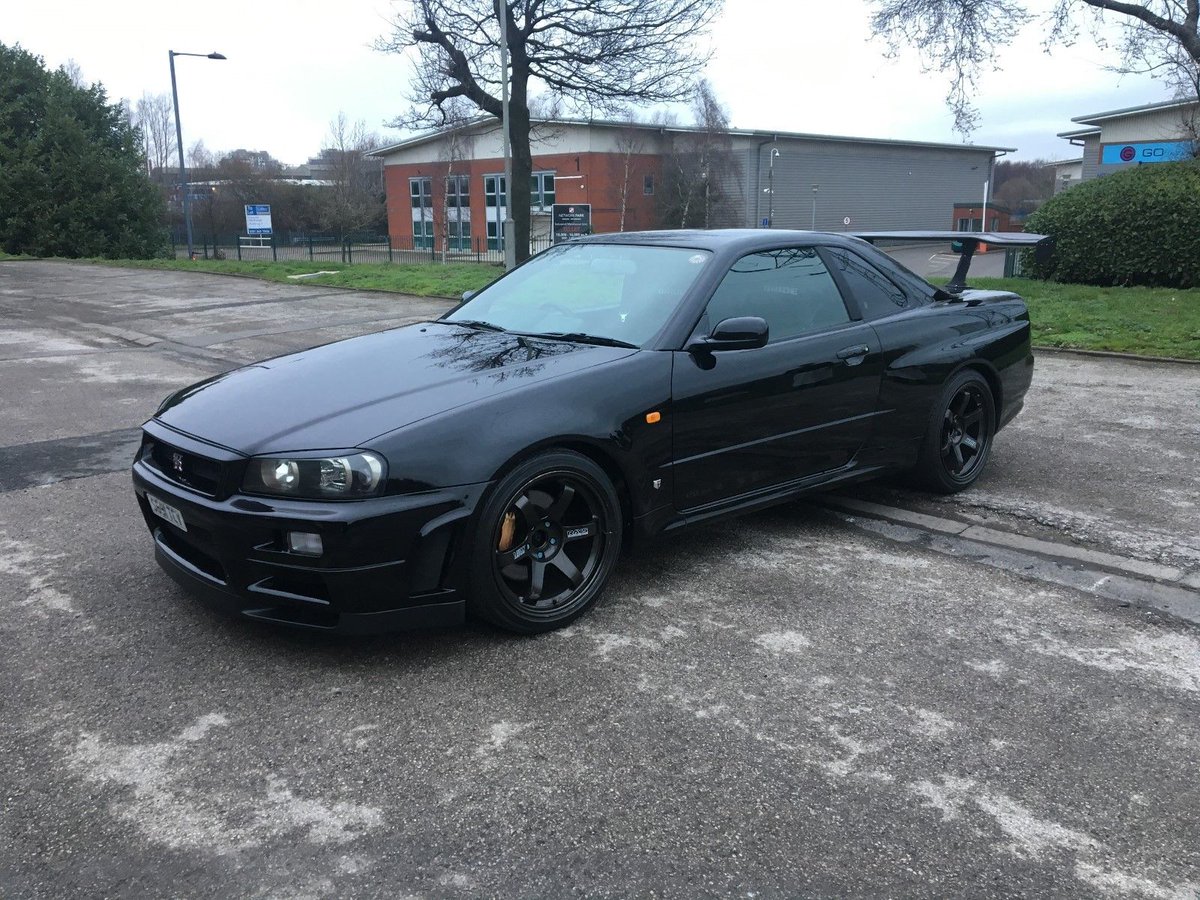 80s 90s Turbo Cars Nissan Skyline R34 Gtr Black For Sale On Ebay Turbocars 80s 90s See More T Co W2litnghle