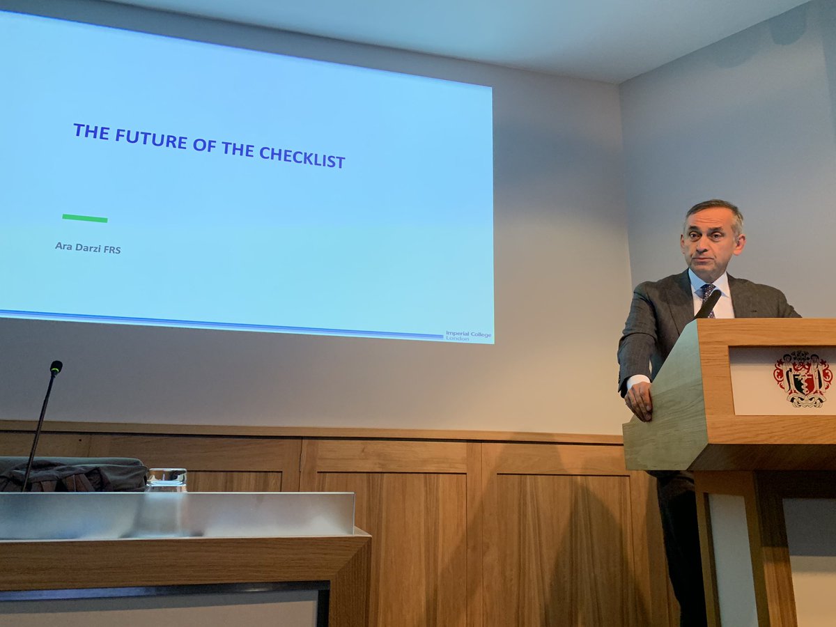 startle65's tweet photo. Keynote speaker Prof Lord Darzi
#RSMChecklist10 @RoySocMed 
"Future of Checklists"
@NHSEngland @SaferSurgery @ImperialMed https://t.co/K0fl4xGbIz