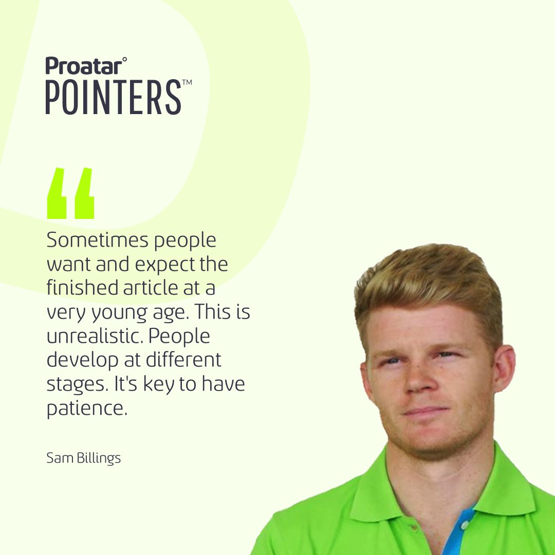 proatar's tweet photo. Fantastic advice to parents and grassroots coaches from @KentCricket + @englandcricket Lions skipper and @chennaiipl #Yellove Brigade member @sambillings ๐
As a late bloomer himself, #Proatar mentor Sam should know.
๐ For more, follow @Proatar & download the Proatar app ๐ฑ https://t.co/PV4o3KByak