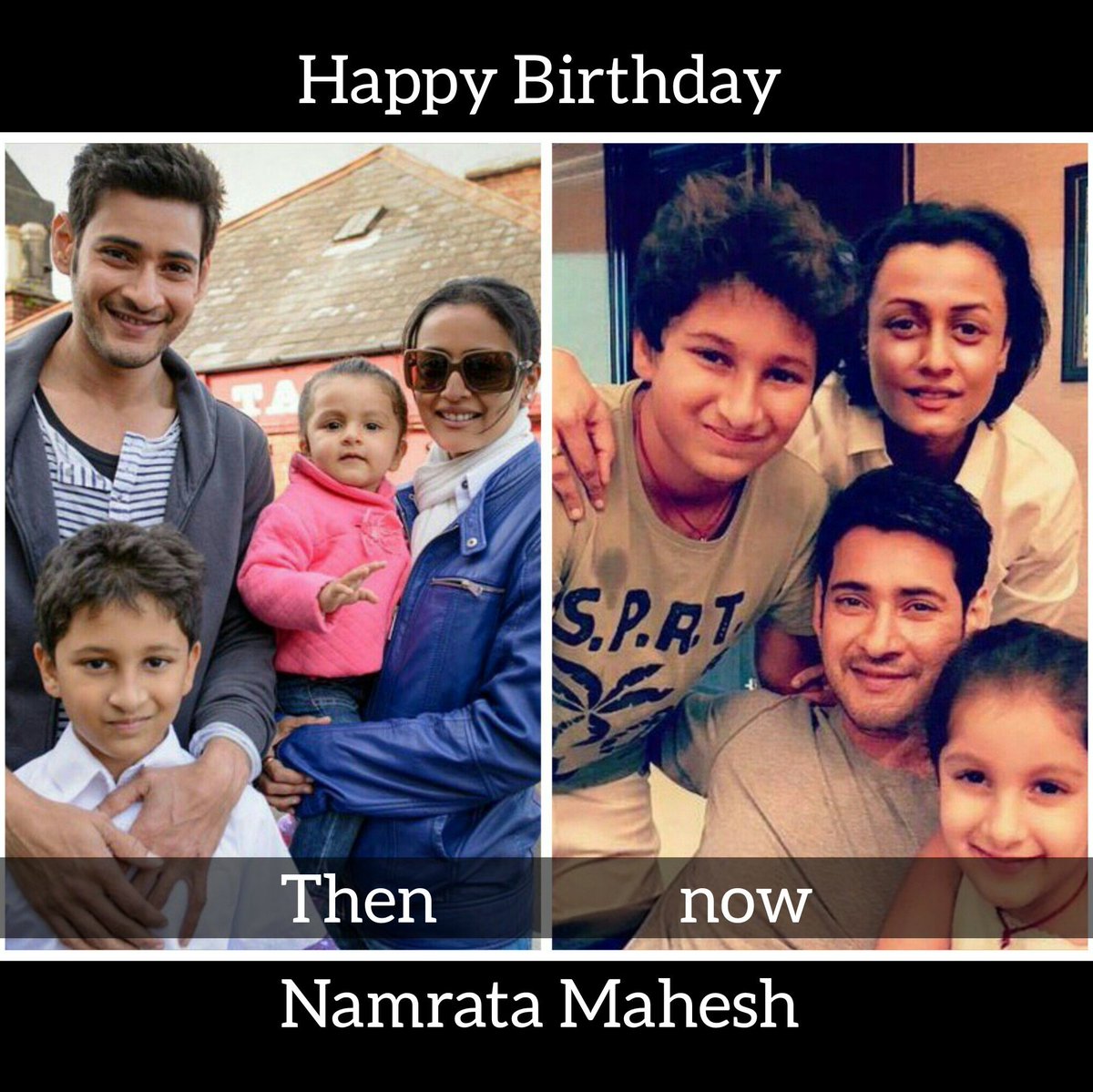 MaheshBabuNews's tweet photo. Happy birthday @urstrulyMahesh's wife #Namrata, The one who keeps the balance in Mahesh's life so he can put his love into films ❤️#HBDNamrataMahesh #HappyFamily https://t.co/4DFTX9DXOu