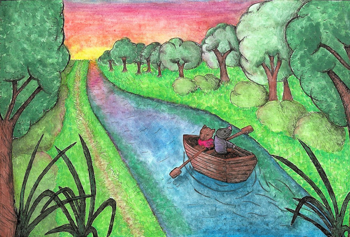 rd_graphic's tweet photo. New artwork based on The Wind in the Willows, what do you guys think? #Art #Watercolour #illustration #graphicdesign #colour https://t.co/4Vvbw09Rqg
