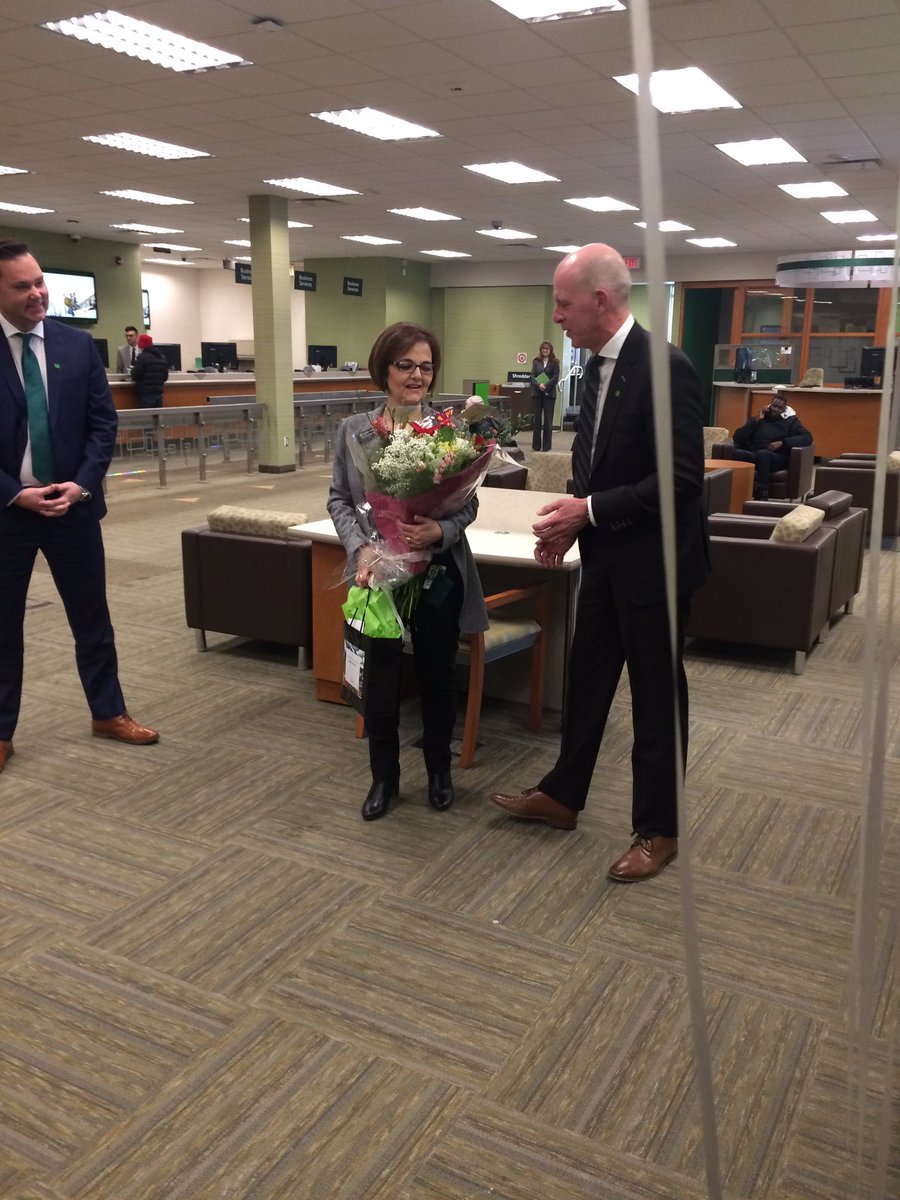 tracy13moore's tweet photo. Celebrating this wonderful lady! Congrats on you VIA award Maria! Thanks for all you do! Lucky to work with you! @MCaschera_TD @EricGriggs_TD @ShaneKennedy_TD https://t.co/vuJPT4gLn3