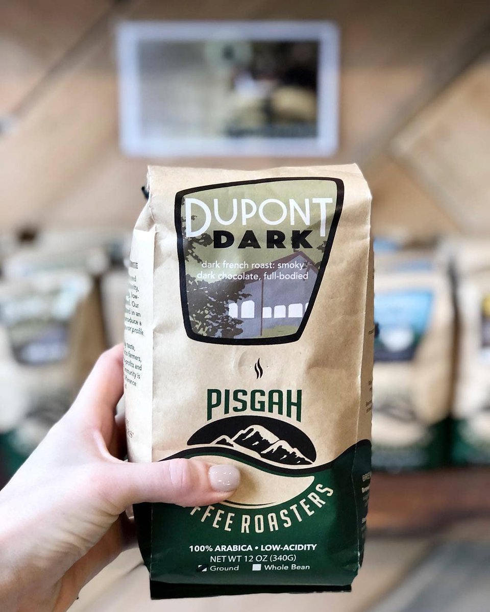 PisgahRoasters's tweet image. The Dupont Dark Roast is full, rich and smooth. Recommended if you like your cup of joe dark and chocolaty 🍫☕️ 
#coffee #arabica #darkroast #frenchroast #coffeedaily #dupont #pisgahforest