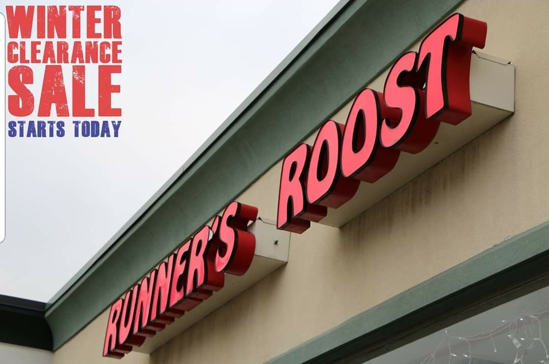 RunnersRoostOP's tweet photo. Our Winter #BOGO clearance sale starts today, January 21st and end Sunday, January 27th. #brooks #newbalance #nike #saucony #altra #mizuno #hoka #asics https://t.co/XITfZyvoje