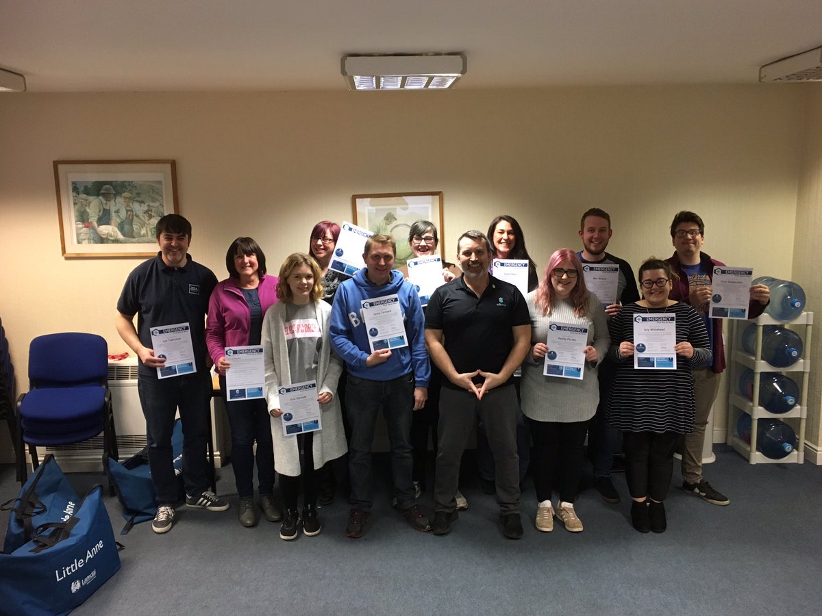 theskillsshop's tweet image. Awesome days training with members of @cumbriachamber at @NewtonRigg college. Well done to the staff member from @hawksheadrelish @GLL_UK @WalbyFarmPark @cranstons_1914 @solosportbrands and Town and Country Interiors. #firstaid #stafftraining #skillslearning