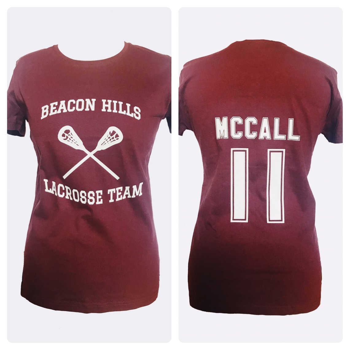 FandomisedShop's tweet photo. New Teen Wolf inspired T-Shirt you can customize with any name you want. :) https://t.co/p4402b8TFH #TeenWolf #BeaconHills #Lacrosse #fandomised #etsy https://t.co/nzxNN4Vr2t