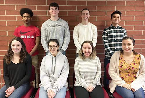 SASD_SAHS's tweet image. On the morning of January 17, 2019, Souderton Area High School honored the December Students of the Month at a breakfast ceremony where students, teachers, administrators and parents were present. #SASDPride