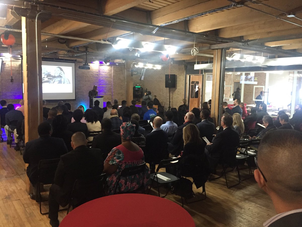 icstarsChicago's tweet photo. Excited to have Yemi Akisanya giving the Welcome at #HacktheDream https://t.co/z2jhUkrqXx