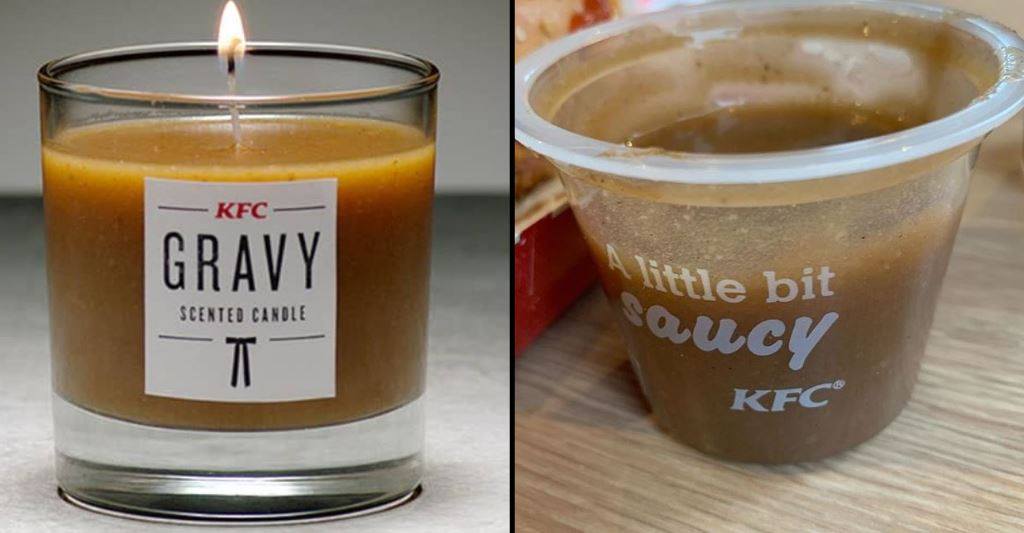ladbible's tweet photo. KFC launches gravy scented candles...
https://t.co/V3QxOGrxbz https://t.co/mIYGyIvfqL