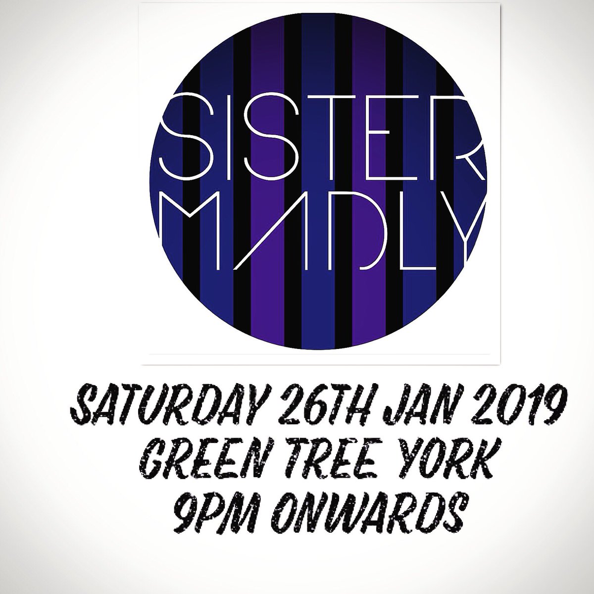 sistermadlyyork's tweet photo. This Saturday we are playing at The Green Tree in Acomb, always a fab night with a great people so come on down with your dancing shoes and make a night of it with us #weddingmusicuk #pubgigs #livemusic #functionbanduk #livemusicuk #weddingband #yorkbanduk https://t.co/x2NXqDBMJX