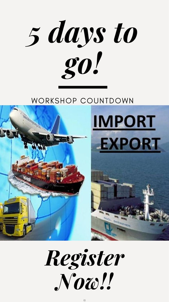 ChinaMasi's tweet image. The count down has officially begun! Register now before the 26 January 2019 and be part of the movement #Imports #Exports #BeYourOwnSuccess @Seda_dsbd