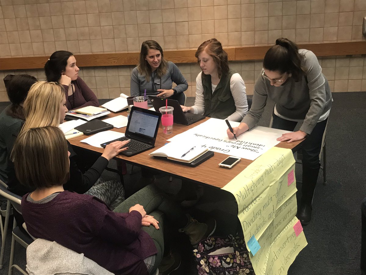 rosebudlynch50's tweet photo. Fun morning brainstorming about Hinge Questions, Show Me’s, and other formative assessments with these engaging teachers! @ConnoValleyElem @jmlynch_05 #formative5 https://t.co/N8oDPdwB8g
