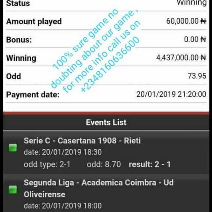 GodwinFixed's tweet image. Congratulations to all our yesterday winners,  we win daily testify yourself, winning has never been difficult with this platform.  yesterday subscribers are testifying  already message now to get the game for today 
+2349063540697 

 ✖️ no free game or trial✖️