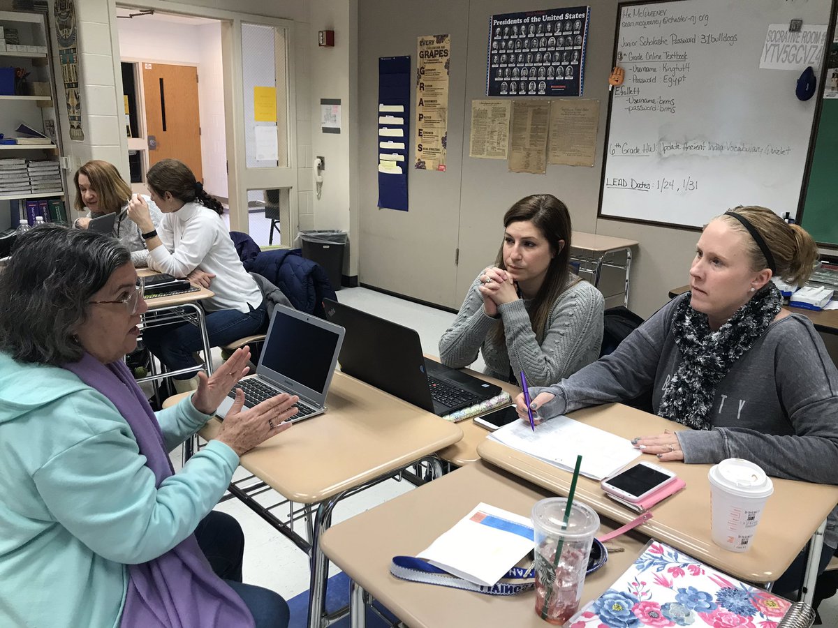 ChesterSup's tweet image. Chester teachers hard at work on curriculum articulation across all subjects #WeareChesterNJ