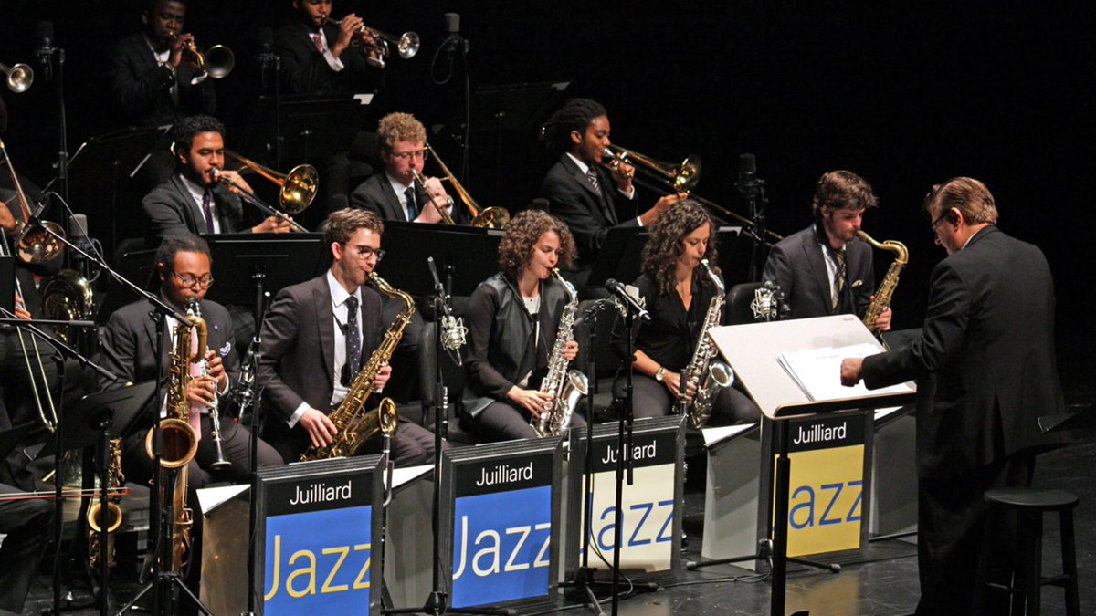 JuilliardSchool's tweet photo. #ThisWeekAtJuilliard see Juilliard Jazz Orchestra | Music of Modern Southerners this Wednesday January 23, attend a master class with renowned baritone Gerald Finley on January 25, and enjoy this year's Focus Festival January 25-February 1! Get tickets: https://t.co/x0ZModKFln https://t.co/egJgOjqwc0