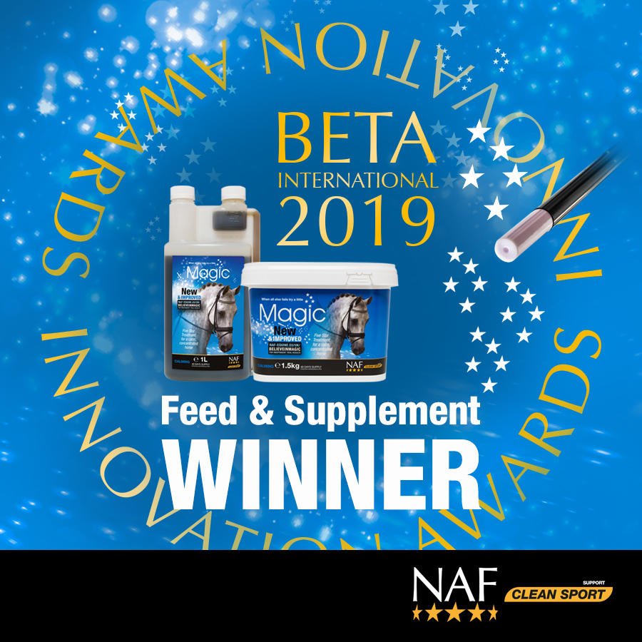 nafuk's tweet image. We are very proud to announce the winner of the @beta_int BETA Feed and Supplements Innovation Award is... NAF Five Star Magic! ✨